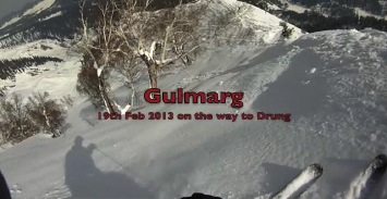 GULMARG on run to Drung 19th Feb 13